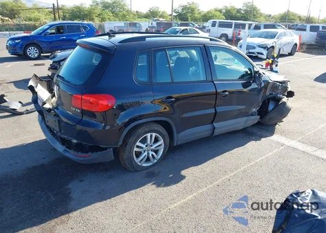 2015 Volkswagen Tiguan S из США, поврежденный, VIN WVGAV7AX8FW615777